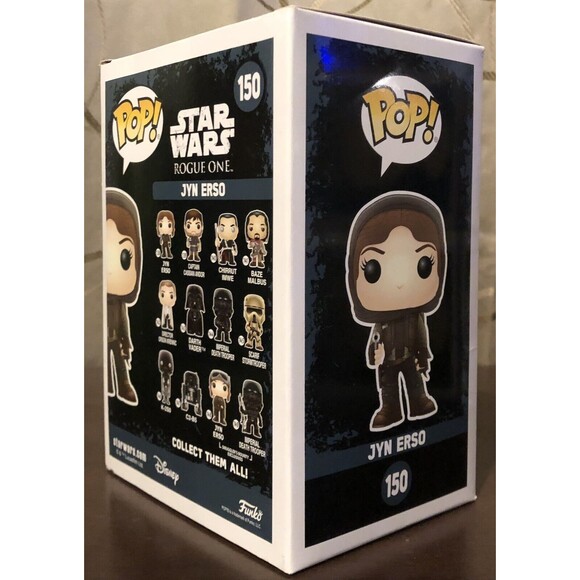 Funko Pop! Jyn Erso #150 Star Wars Rogue One Hot Topic Exclusive Vinyl Figure - Picture 4 of 10